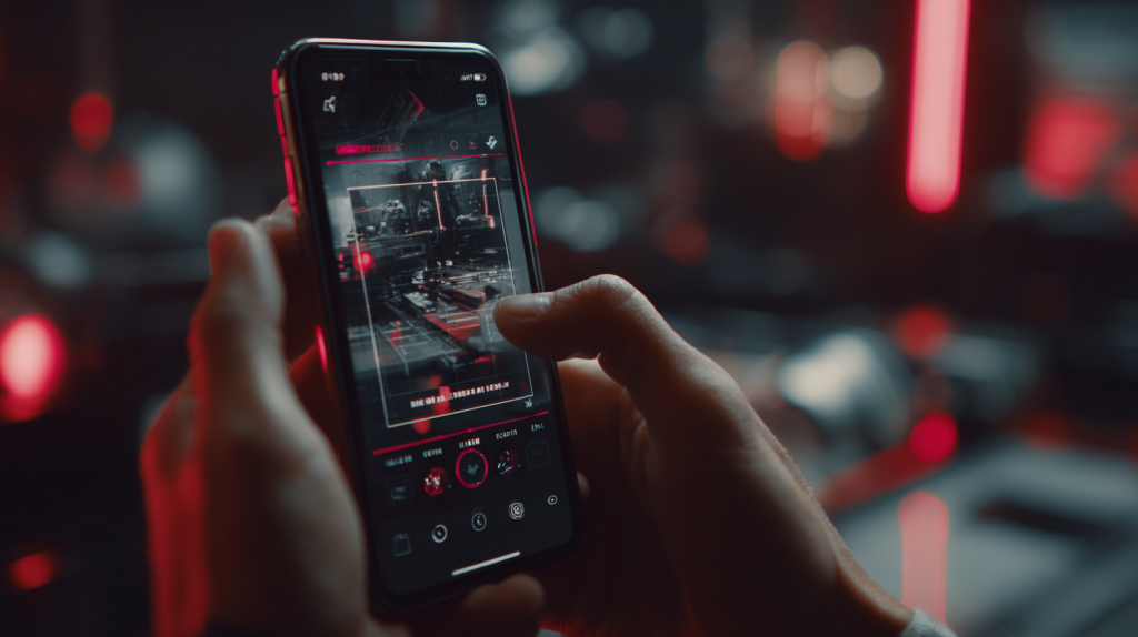 Sports card scanner app identifying a trading card using smartphone camera