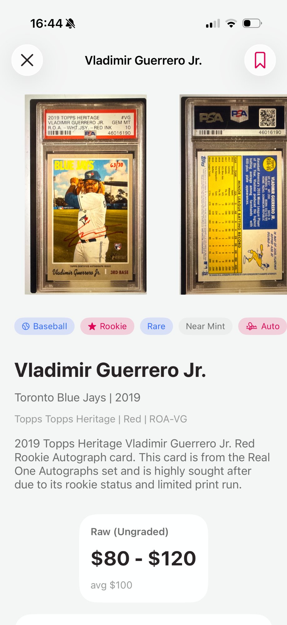 Card Result